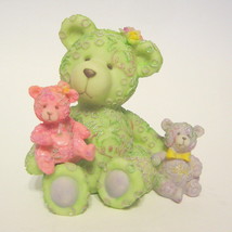 Teddy Bear Trio Resin Figurine Mom and Babies #300-10135 - £15.94 GBP