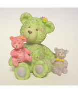 Teddy Bear Trio Resin Figurine Mom and Babies #300-10135 - £15.95 GBP
