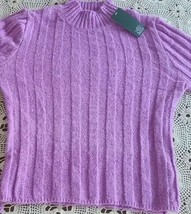 Wild Fable ~ Size Small ~ Violet ~ Mock Neck ~ Long Sleeve ~ Pullover Sw... - £17.73 GBP