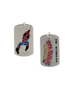 Spiderman Dog Tag Necklace [Misc.] - $12.21 CAD