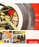 1958 Atlas Tires Batteries Accessories Advertisement Automobilia Vintage... - $556.74 MXN