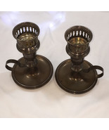 Vintage Pre 1940&#39;s Empire Sterling Silver Candlesticks - Set of 2 - £78.85 GBP
