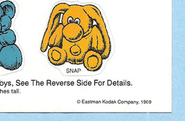 Kodak Kolorkins Vintage Kodak Vhs Video Tape Labels And Stickers Sheet Unused - £12.61 GBP