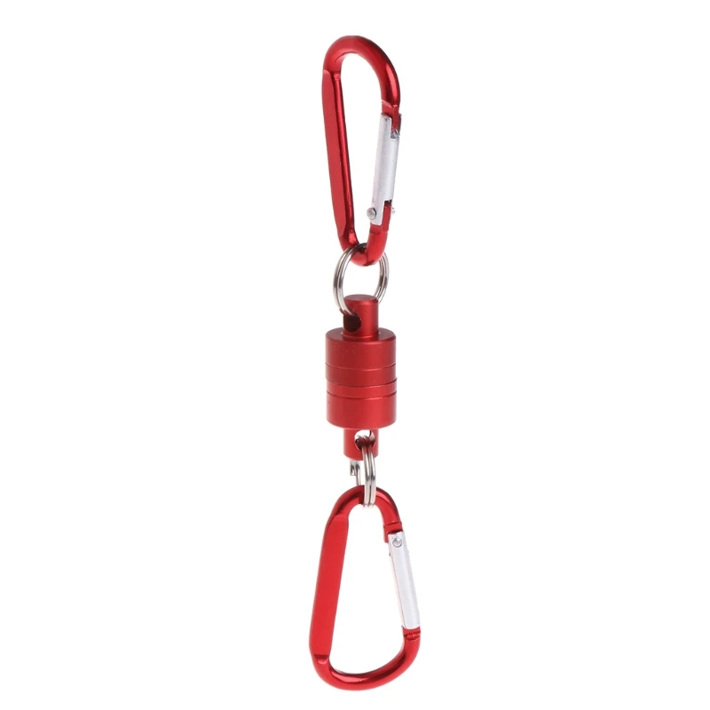 Sporting Magnet Buckle Fly Fishing Magnetic Net Quick Release Lanyard Clip Land  - £23.89 GBP
