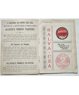 Allcock Plaster antique vintage advertising book of puzzles 1890 ephemera  - £11.00 GBP