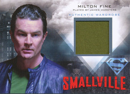 Smallville Seasons 7-10 M29 Milton Fine&#39;s Green T-Shirt Wardrobe Card - £9.42 GBP