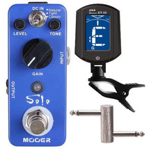 Mooer SOLO High Gain Distortion Effect Pedal +ENO LED Automatic Clip On Tuner +Z - £70.08 GBP