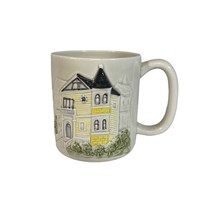 Vintage Otagiri 3D Handpainted House Coffee Mug 1981 Yellow - £7.04 GBP