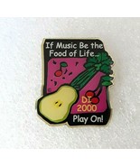 DI 2000 Destination Imagination Lapel Pin - If Music Be The Food Of Life... - £5.37 GBP