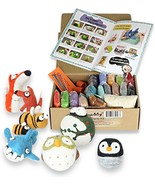 Woolbuddy Needle Felting Kit Starter Craft Kit with 6 Cute Animals Inclu... - $50.37