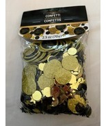 Happy Birthday Confetti Gold &amp; Black - $3.34 CAD