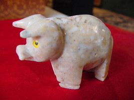 (Y-PIG-ST-300) little gray white PIG carving pigs SOAPSTONE PERU FIGURIN... - £9.55 GBP