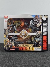Dragon World 4 Piece Silver Look Dragons 2021 By Colorful Toy￼ - £8.90 GBP
