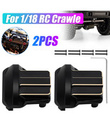 2Pcs Brass Front Rear Axle Diff Cover For 1/18 Rc Car Traxxas Trx4M Upgr... - $28.99