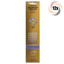 12x Packs Gonesh Extra Rich Incense Sticks Lavender Scent | 20 Sticks Each - £22.99 GBP