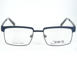 Joe&#39;s JOE10022 2 Dark Blue /MATT Black Unique Eyeglasses Glasses Frame 52-18-135 - £77.01 GBP