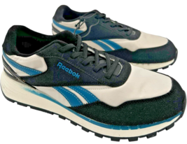 reebok men&#39;s classic Black Leather White Blue ffc0092145-AR30193Y shoes ... - $357.05 MXN