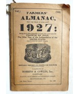 Farmer’s Almanac 1927 Robbins Cowles Brattleboro VT vintage Winchester a... - $257.67 MXN Farmer’s Almanac 1927 Robbins Cowles Brattleboro VT vintage Winchester a... - $257.67 MXN