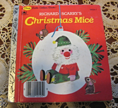 First Golden Books-Richard Scarry&#39;s Christmas Mice-1965 - £4.79 GBP