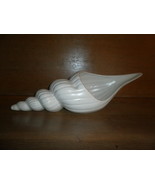  White  Sea Shell Planter Fritz and Floyd, Nautical ,  1 foot 5 in . - $115.00