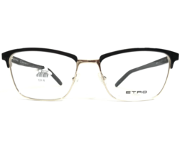 Etro Eyeglasses Frames ET2118 001 Black Shiny Gold Cat Eye Square 54-17-140 - £54.55 GBP