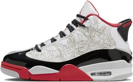 Jordan Mens Dub Zero Basketball Shoes,White/True Red-Black,7.5 - $160.00