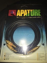 apature audio cable 2 meter pair audio video - £68.04 GBP