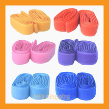 8 velcro tapes 1&quot; sew on hook loop rolls strap 17yd 23 color clothing ho... - $9.50