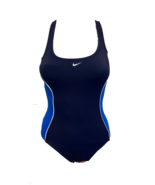 NWT $100 Nike Women&#39;s Size 6 One Piece Swim Bathing Suit Navy  NESS6320 - £29.00 GBP