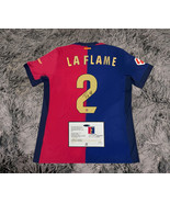 Barcelona El Clasico Home Shirt Jersey Travis Scott SIGNED + COA - 25/26... - $2,046.78 MXN