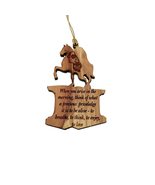 When you Arise in the Morning Marcus Aurelius - CEDAR Ornament - £15.65 GBP