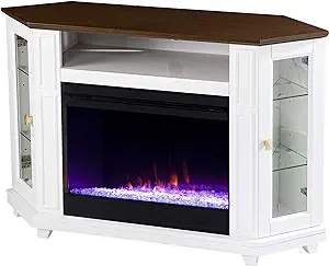 Dilvon Corner Electric Fireplace Tv Stand With Storage For Tvs Up To 45 ... - $1,362.99