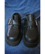 Harley-Davidson Black Leather Clog Shoes - Size 6.5 - £31.45 GBP
