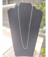 Sterling Silver Slender 24&quot; Necklace - £11.66 GBP
