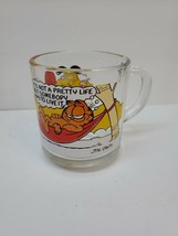 McDonalds Garfield Glass Cup Mug Odie Jim Davis Vintage 1978 Excellent Cond. - £6.22 GBP