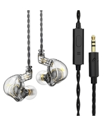 QKZ ZXT 2023 Ergonomic Wired HD Mega BASS HIFI Dynamic Coil Headphones/H... - £28.13 GBP