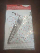 American Greetings Xmas Jumbo Up To 27&quot; Bike/Gift Bag W/ Cord Tie 3.17&#39; ... - $12.75