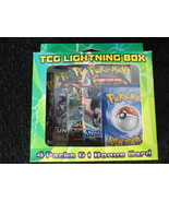 Pokemon TCG: Lightning Box 4 Booster Packs (10 Cards Per Pack) &amp; 1 Bonus... - $75.00