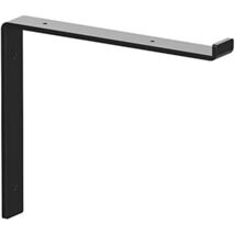 Shelf-Made Silverton Steel 12 in. D x 1.50 in. W x 10.313 in. H Black 75... - $29.55