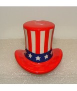 NORA FLEMING Mini Home of the Free Uncle Sam Hat New Version A53 July 4t... - £27.89 GBP