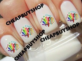 Flash Sale》FIND A CURE FOR CANCER》CANCER AWARENESS LOGO》Tattoo Nail Art ... - £12.63 GBP