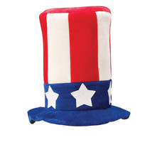Patriotic 4th of July Uncle Sam Top Hat - £7.98 GBP