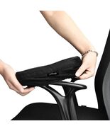 Aloudy Armrest Pads Memory Foam For Office Chair Set Of 2 Black - $28.49
