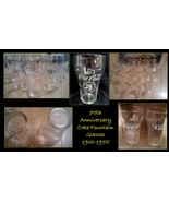 10 pc set of 40 year old Coca-Cola glasses commemorating the 75th Annive... - £55.50 GBP