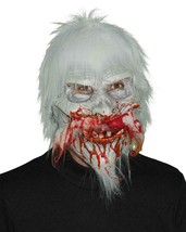 White Warrior Mask Bloody Ice Monster Winter Creature Halloween Costume ME1002B - £57.39 GBP