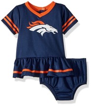 NFL Denver Broncos Infant Dazzle Dress & Panty Size 6 Month Youth Gerber - £18.77 GBP