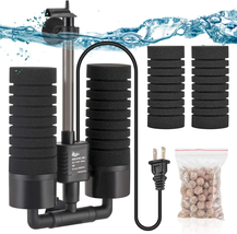 Aquarium Electric Power Sponge Filter,3W/5W Silence Submersible Foam Filte - $1,221.38 MXN