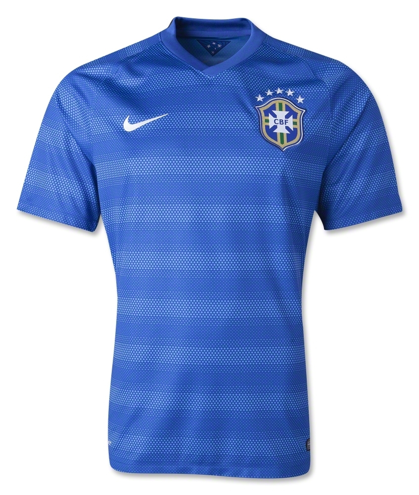 Nike Brazil Away Soccer Jersey World Cup 2014 Style 575282-493 Mens Large - $85.00