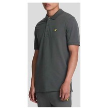 Lyle &amp; Scott Men Polo Grey Designer Shirt Logo 2025 Collection - $1,313.72 MXN