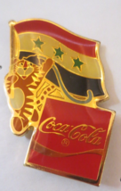 Coca-Cola XXIV Olympiad Seoul Korea Olympic Flag Pin United Arab Emirates - $4.46